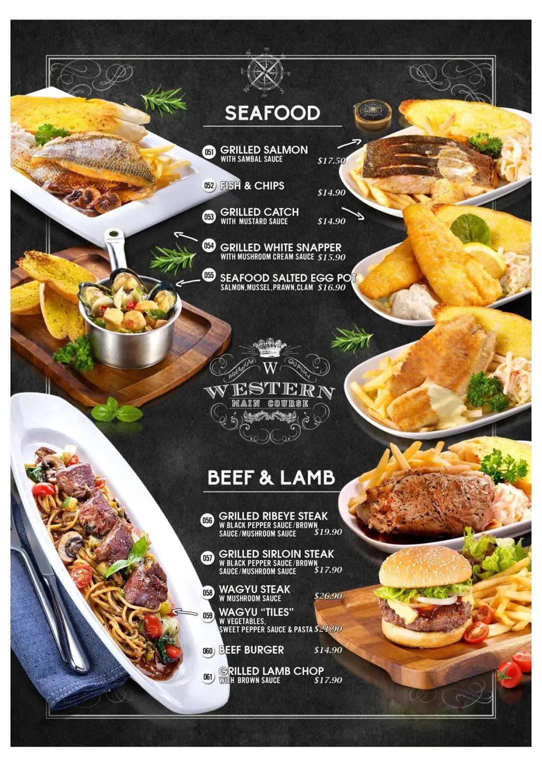 Tenderfresh Xpress Singapore Main Course Menu 2024