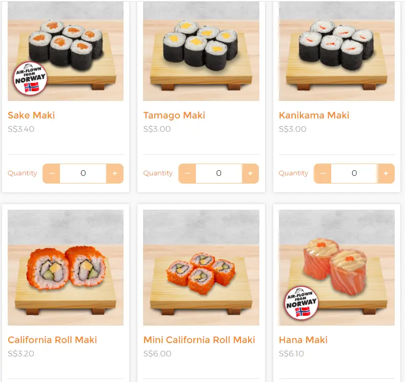 UMISUSHI MAKIMONO MENU PRICES 2024