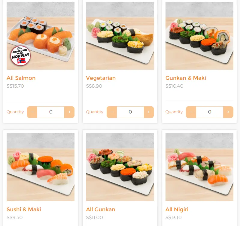 UMISUSHI MINI PLATTER MENU PRICES 2024