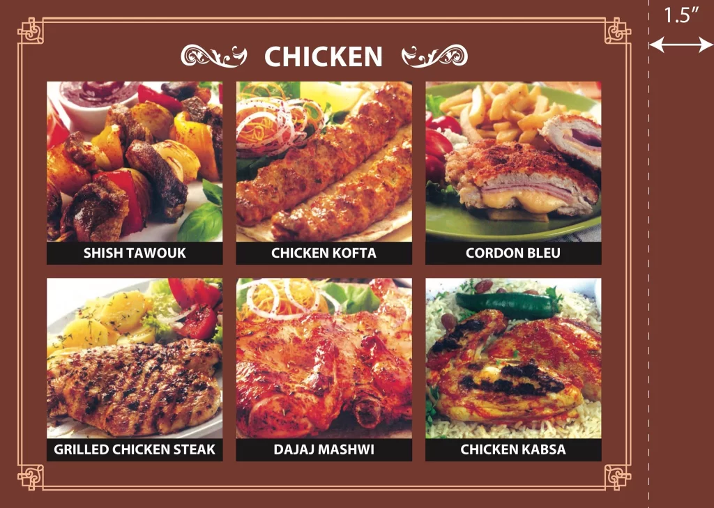 Byblos Grill Chicken Menu 2024