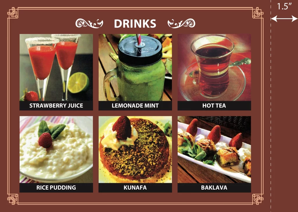 Byblos Grill Drinks Menu 2024