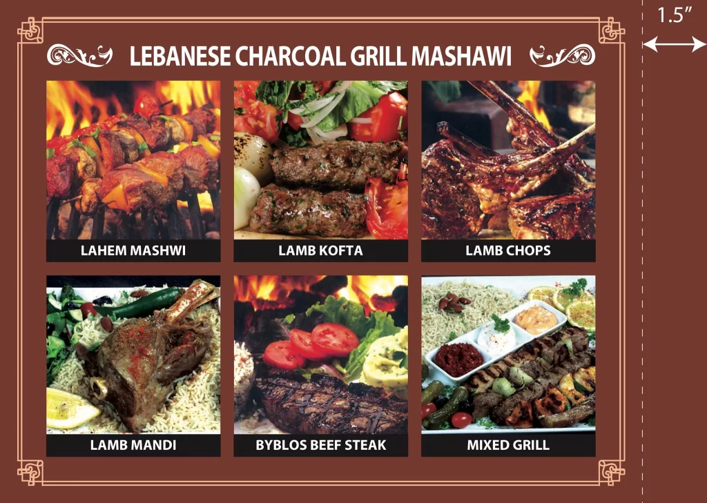 Byblos Grill Mashawi Menu 2024