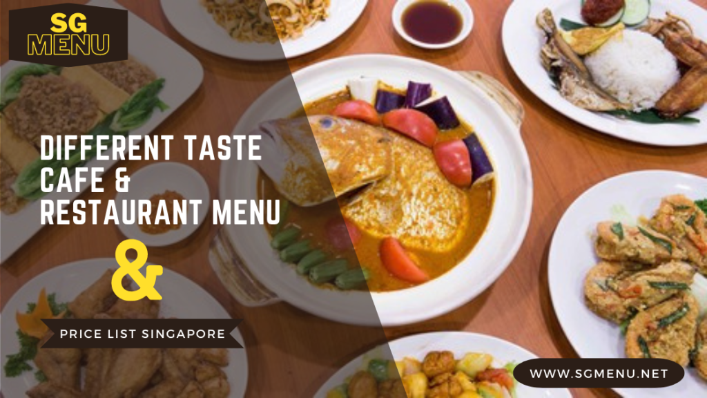 Different Taste Cafe & Restaurant Menu