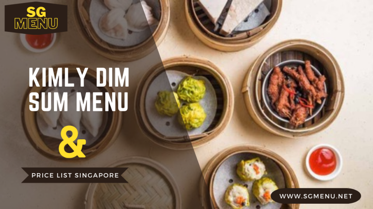 Kimly Dim Sum Menu