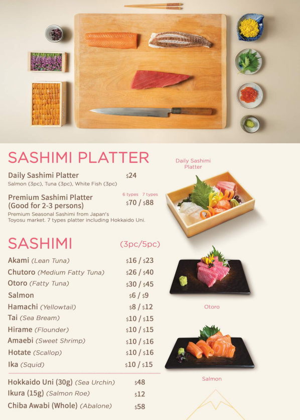 Nozomi Menu