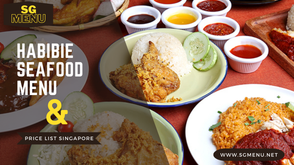 Habibie Seafood Menu