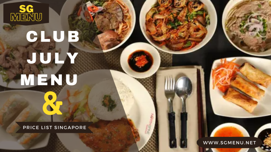 Club July Menu