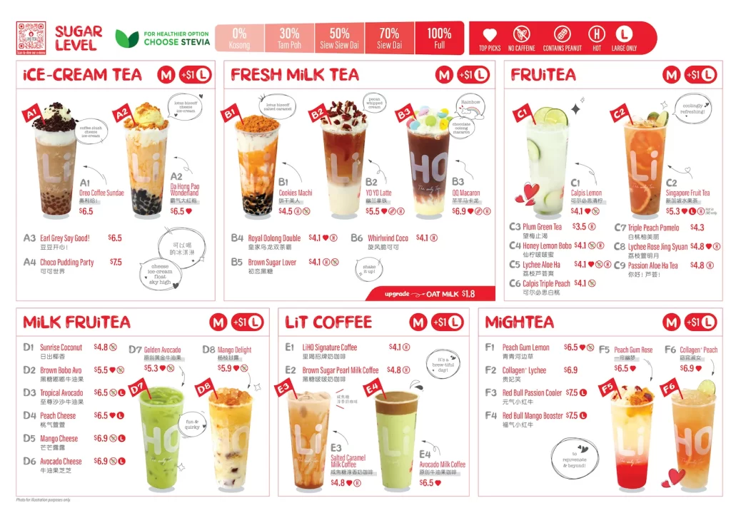 Liho Menu