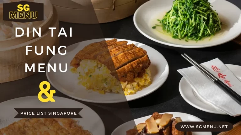 Din Tai Fung Menu