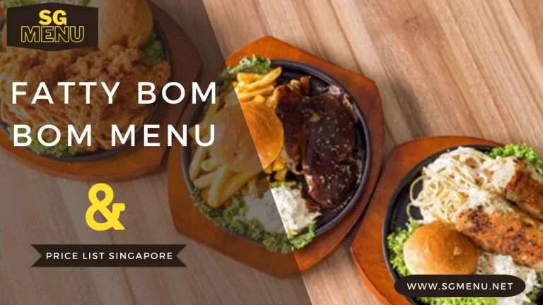 Fatty Bom Bom Menu