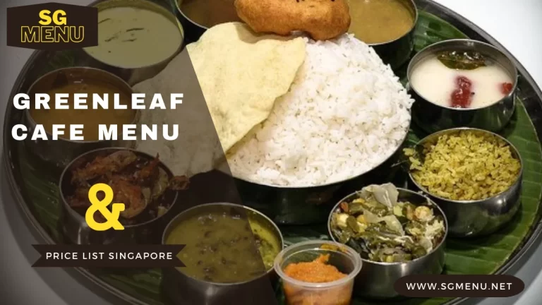 green leaf menu