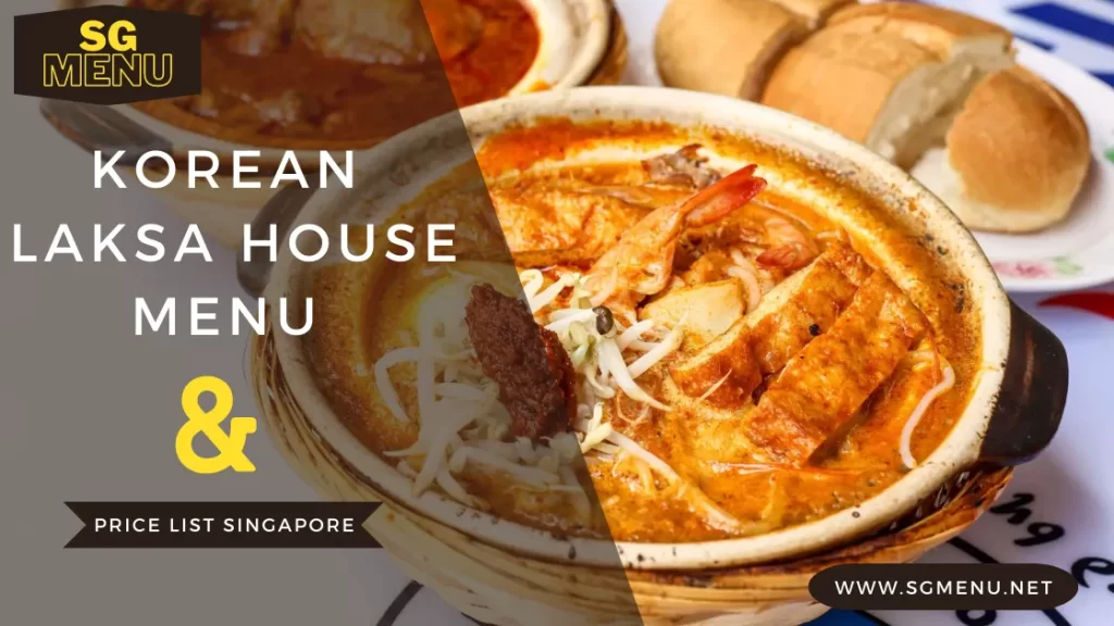  Korean Laksa House Menu 