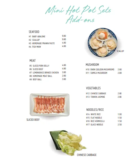 Mrs Pho Menu