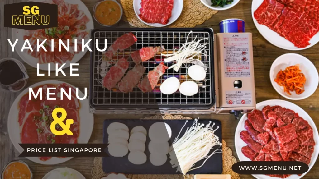 yakiniku Like Menu