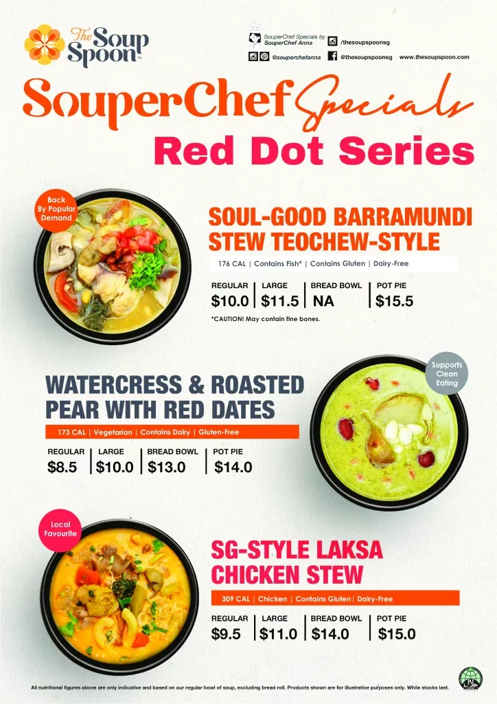 Soup Spoon Menu