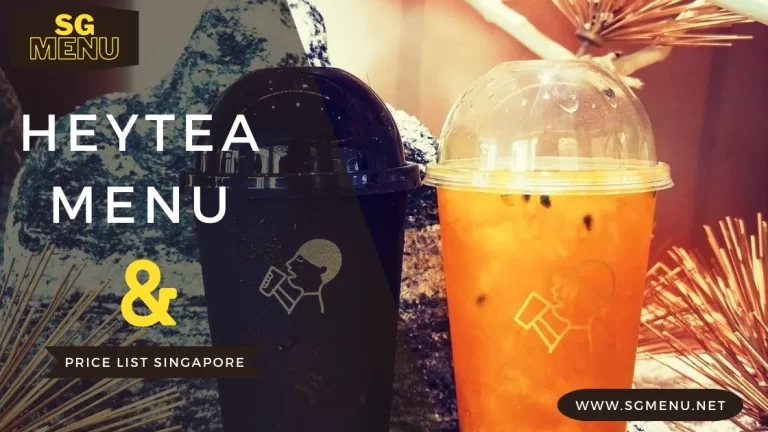 HEYTEA Menu