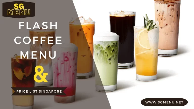 Flash Coffee Menu