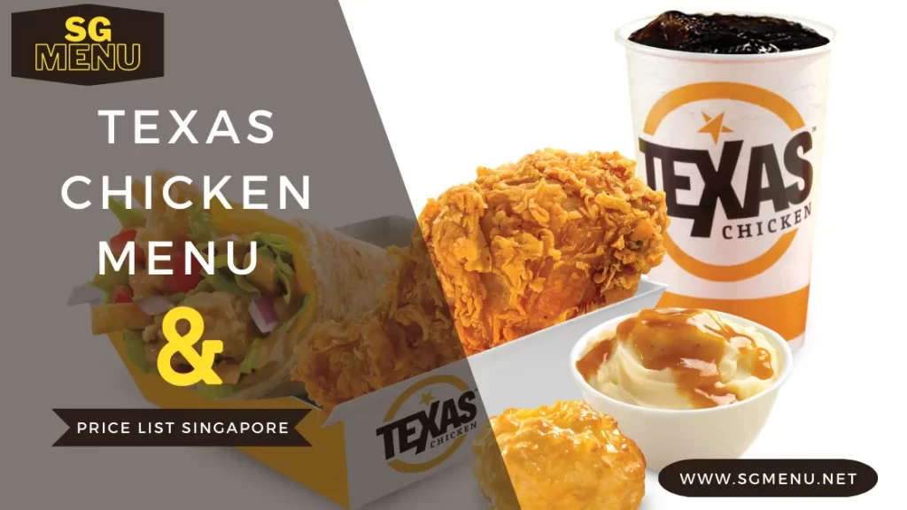 Texas Chicken Menu