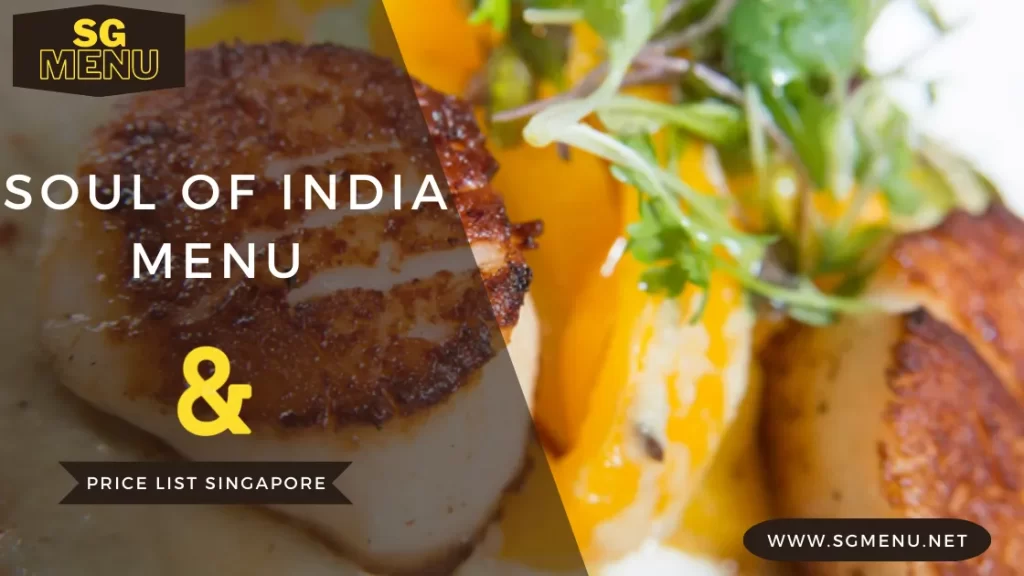 Soul Of India Menu