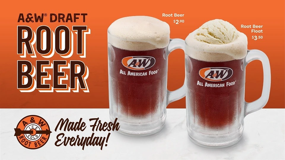 A&W Signature Burgers Menu 