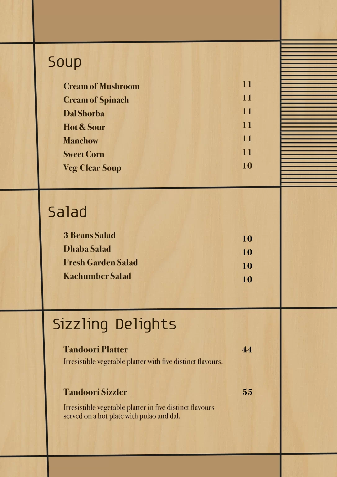 A&W Signature Burgers Menu 2024