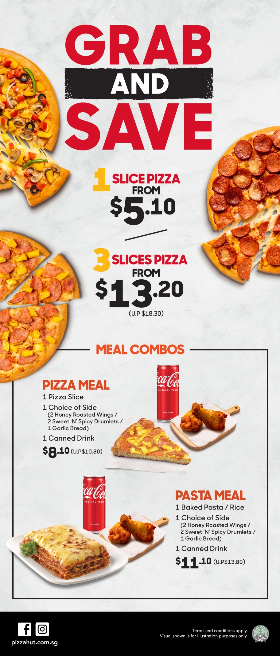 PIZZA HUT SET MEALS MENU