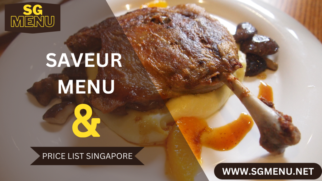 saveur menu