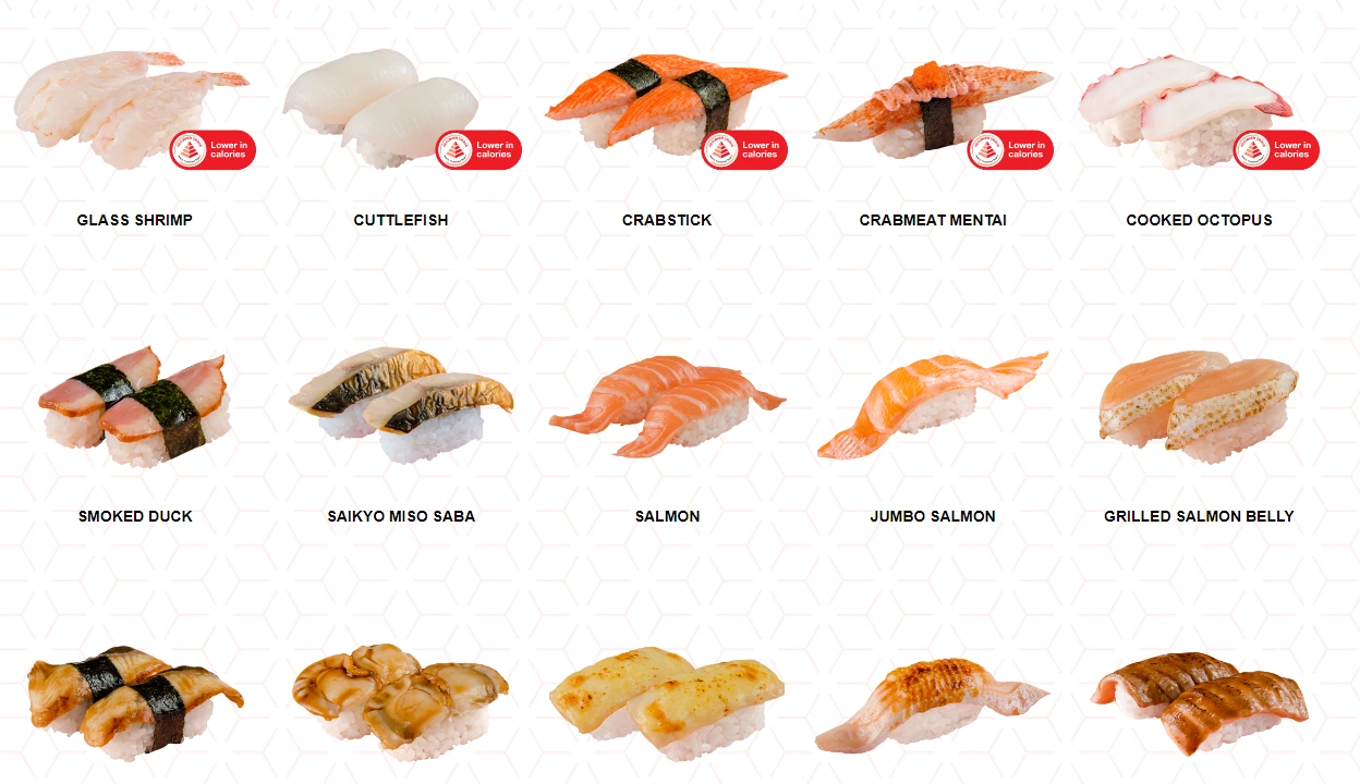 SUSHI EXPRESS PLATTERS MENU