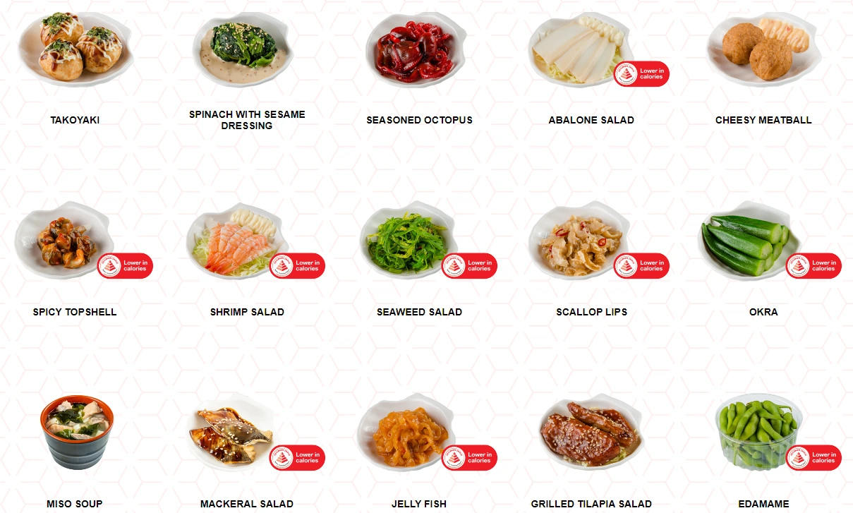 SUSHI EXPRESS SIDES MENu