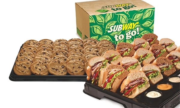 Subway Party Platters Menu