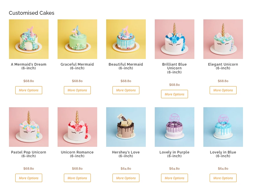 Breadtalk Customized Cakes Menu 2024