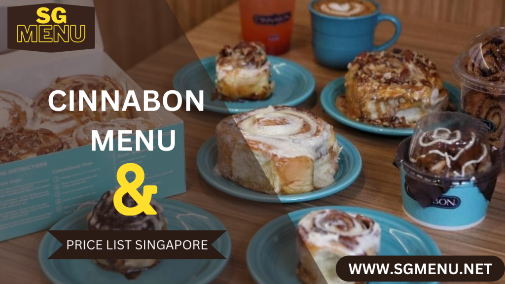 CINNABON MENU