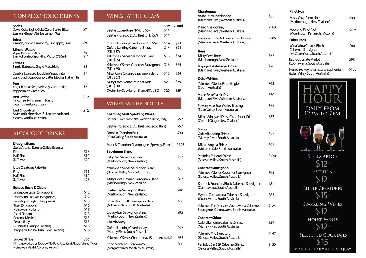 DALLAS WHOLE MENU WITH PRICES 2024