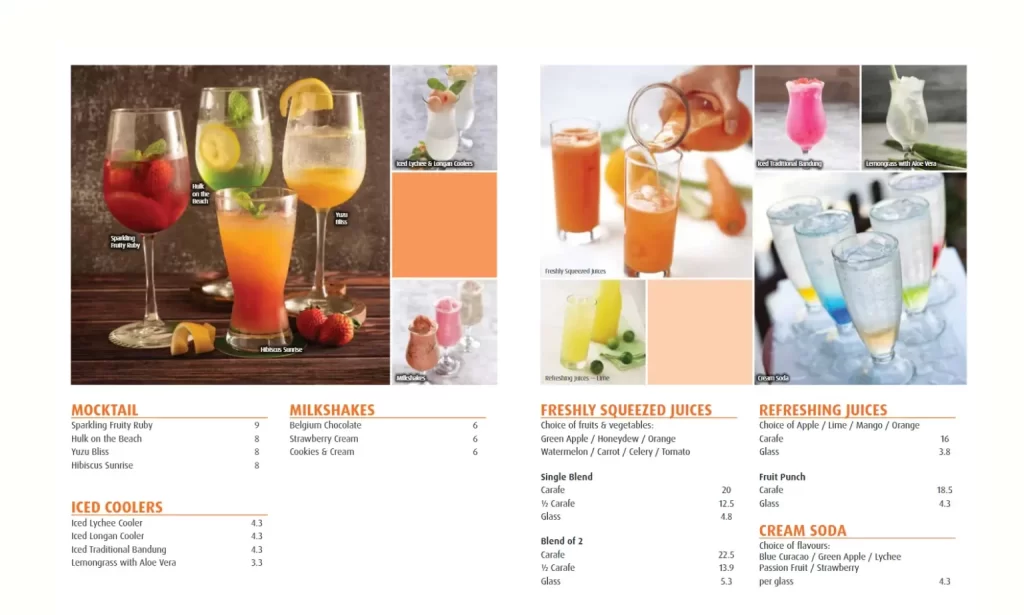 EATZI GOURMET BISTRO CHOCOLATE DRINKS MENU PRICES 2024