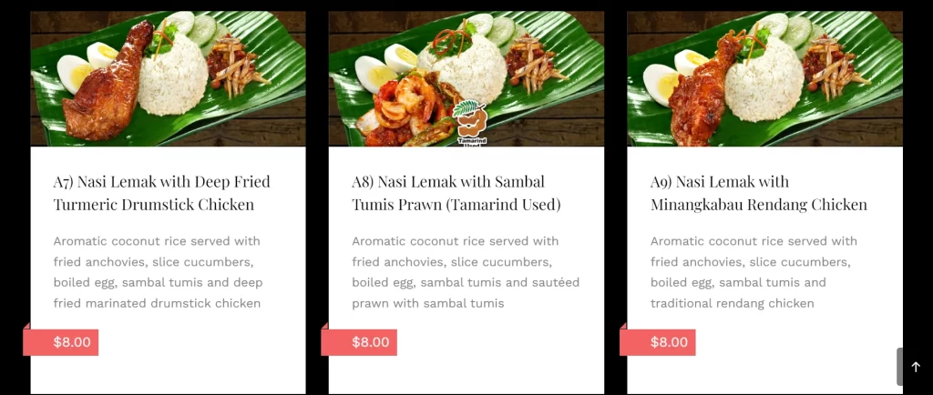 FUSION SPOON MENU NASI LEMAK MENU PRICES 2024