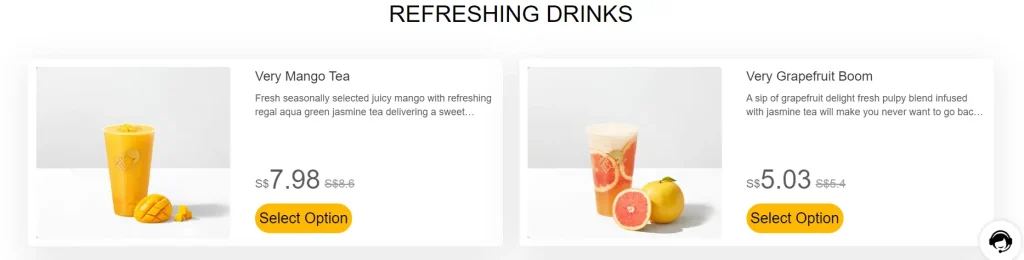 HEYTEA REFRESHING DRINKS MENU 2024