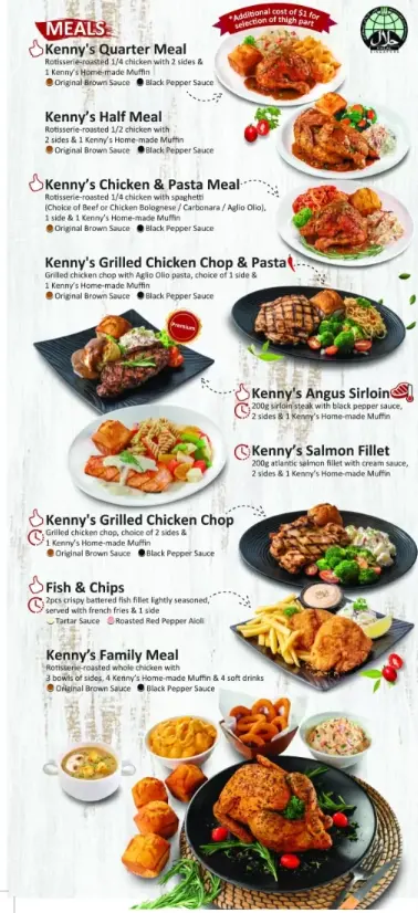 KENNY ROGERS COMBOS MENU 2024