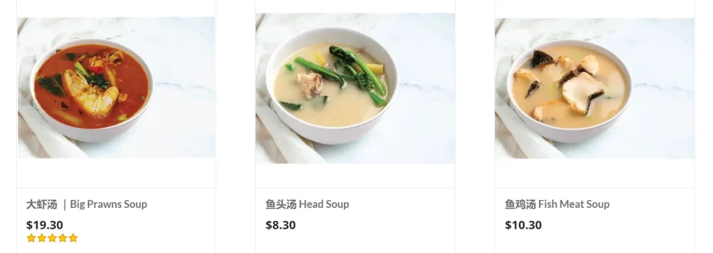 KOK SEN SOUP MENU PRICES 2024