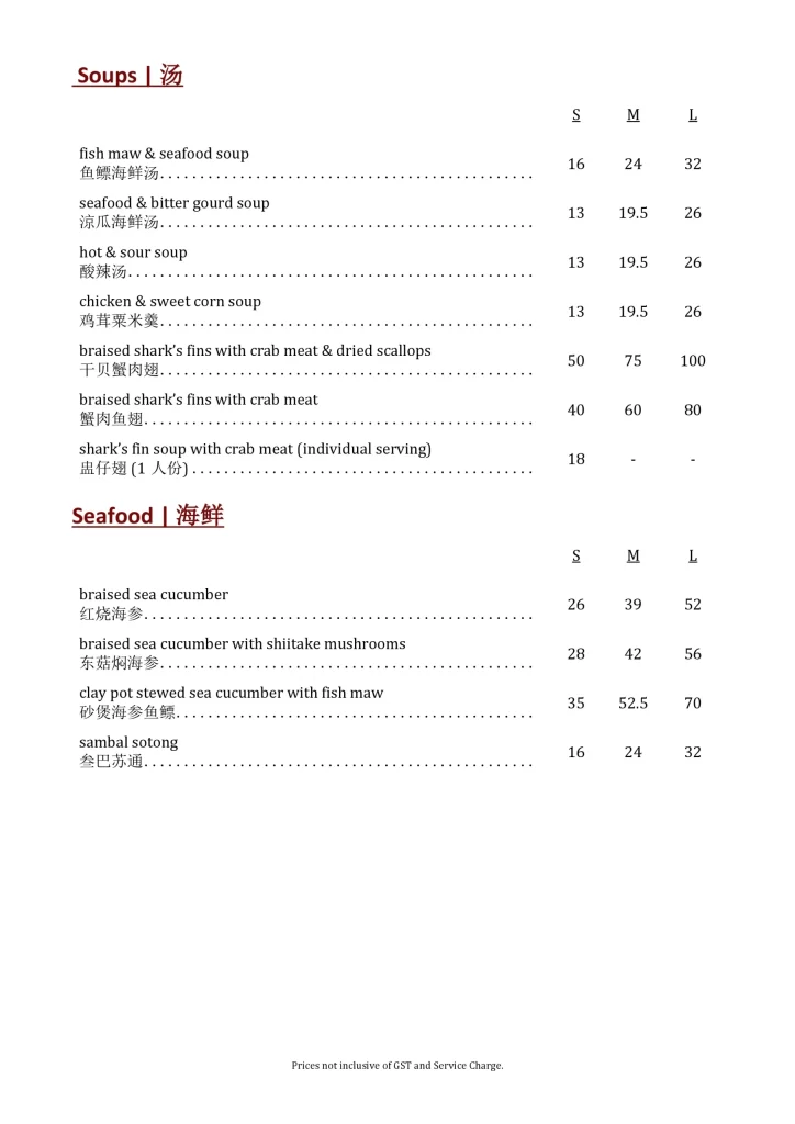 Ka-Soh Menu & Price List Singapore Updated 2024 – SG Menuu