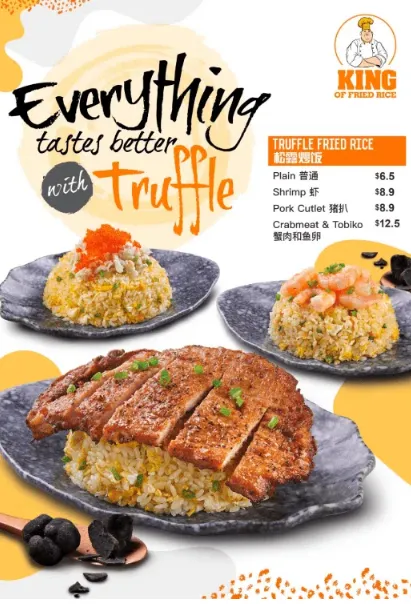 King Of Fried Rice – Egg Fried Rice Menu 2024