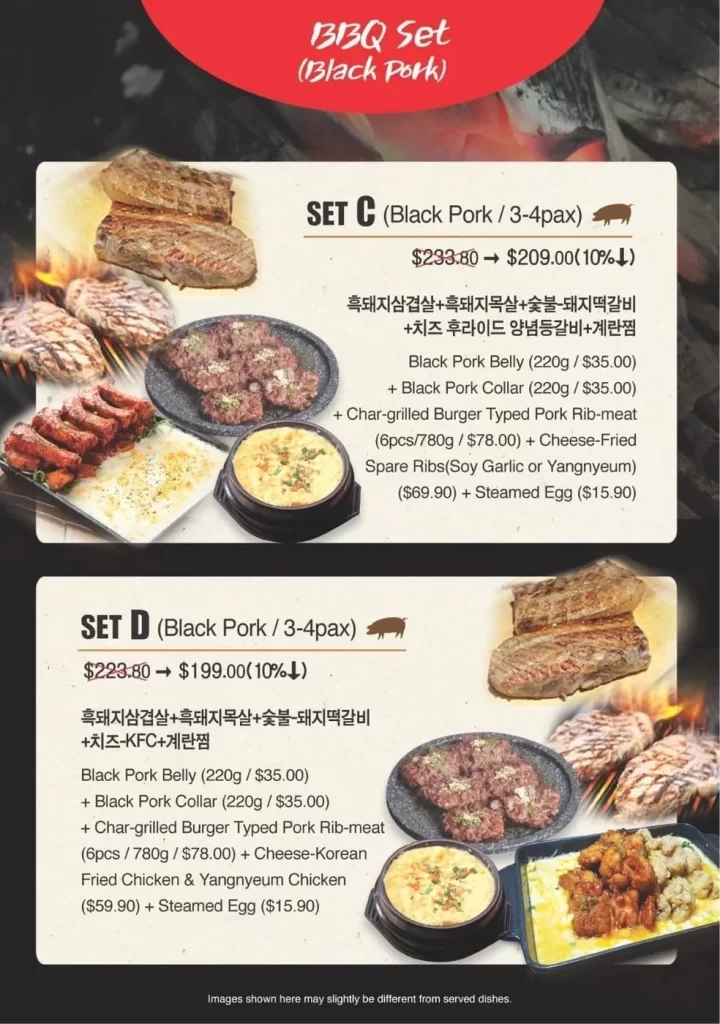 Nanta BBQ Set Menu 2024