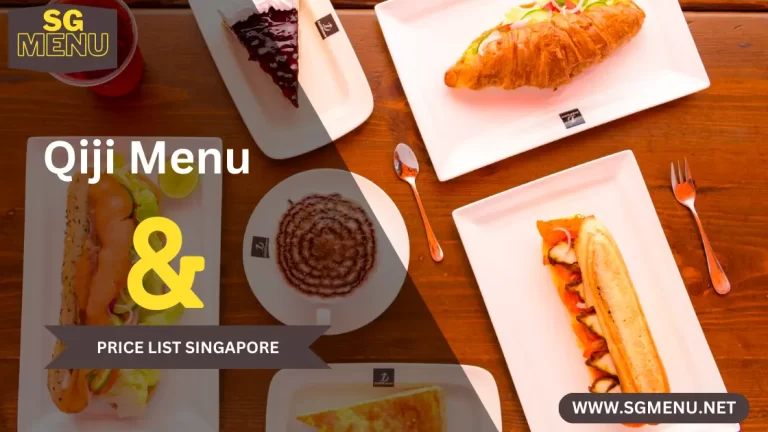 Qiji Menu Singapore 2024