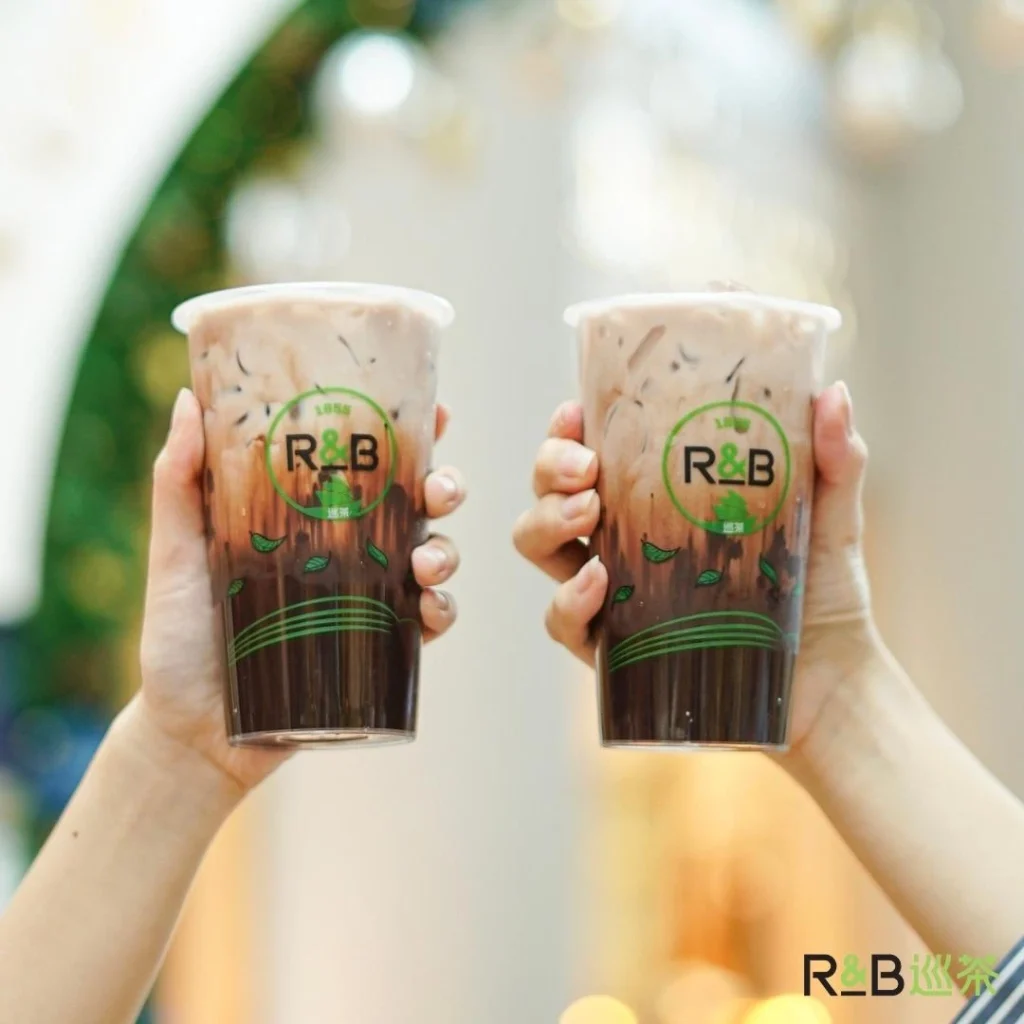 R&B TEA FRUIT TEA MENU 2024