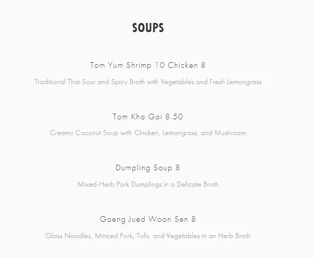 SANOOK KITCHEN SOUP MENU PRICES 2024