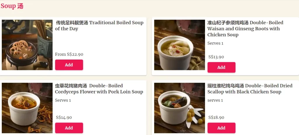 SOUP RESTAURANT SOUP MENU PRICES 2024