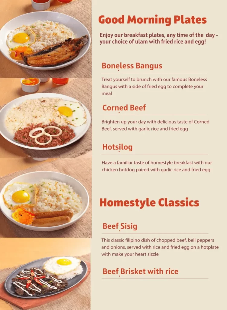 Tapa King Singapore Good Morning Plates Menu 2024