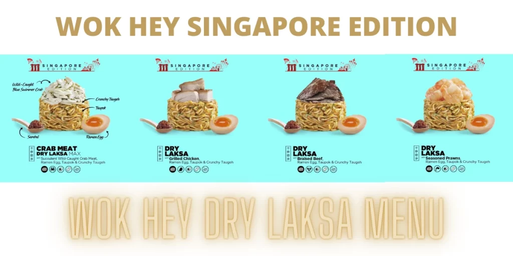 WOK HEY DRY LAKSA MENU PRICES 2024