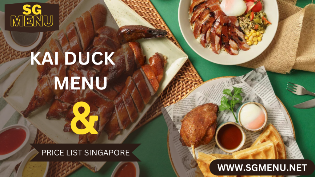 kai duck menu