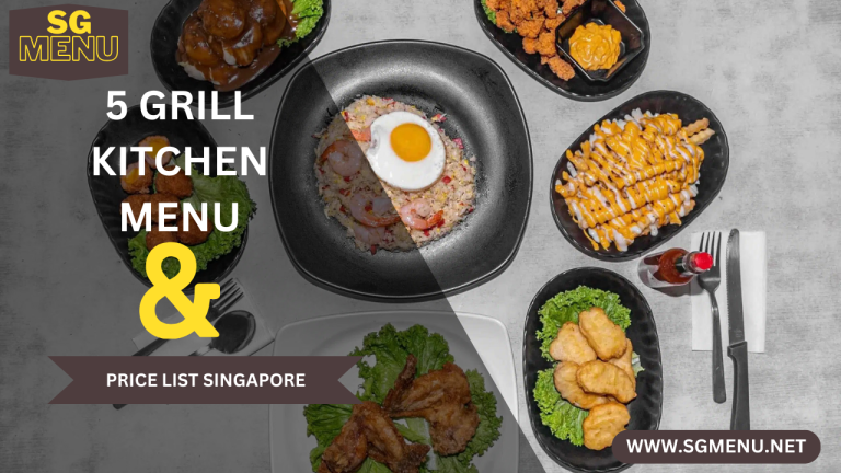 5 GRILL KITCHEN MENU