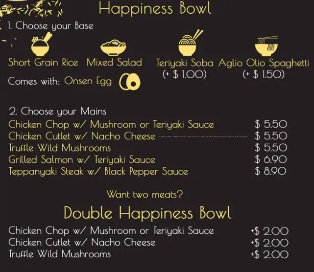 Bowl & Grill Menu 2024